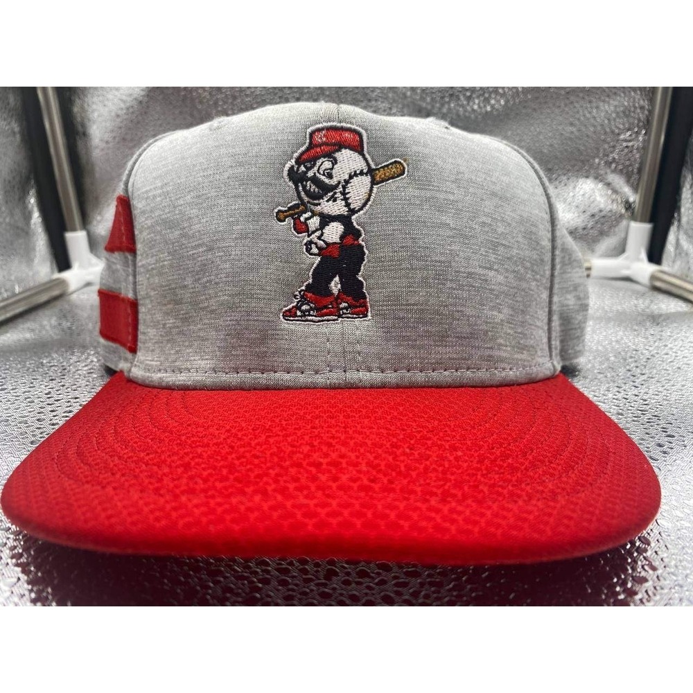 New Era 9FIFTY Snapback Men OS Grey Red Baseball Mascot J. Salandino Collection